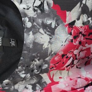 ALFANI PRINT PLEATED SLEEVE TOP